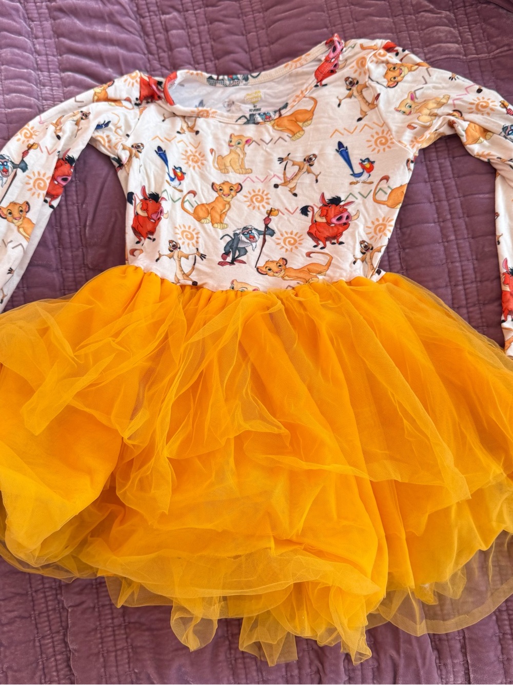 Girls Tulle Lion King Dress